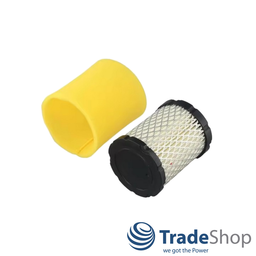 2x Luftfilter inkl. Vorfilter für Briggs & Stratton 215802 ersetzt 796032 591583
