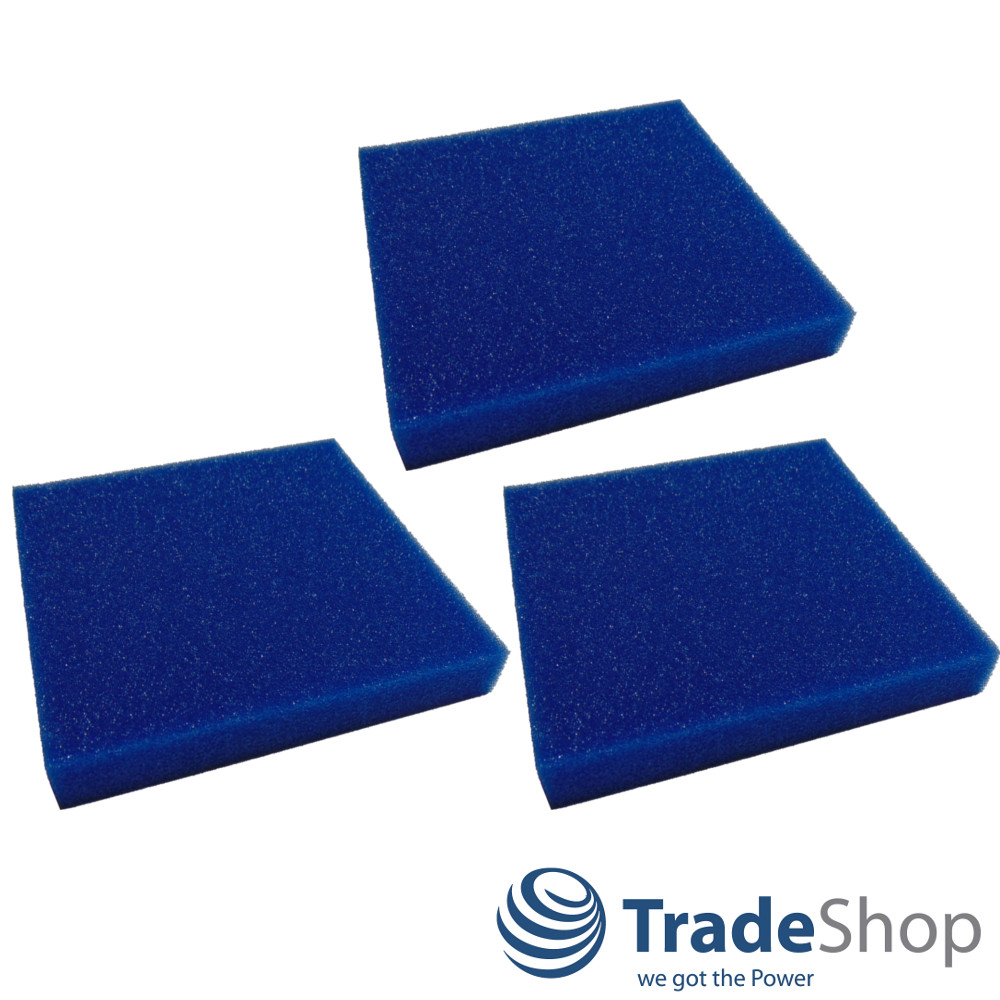 3x Ersatz Schaumstoff-Filter für Philips PowerPro Compact  FC9328 FC9329 FC9330