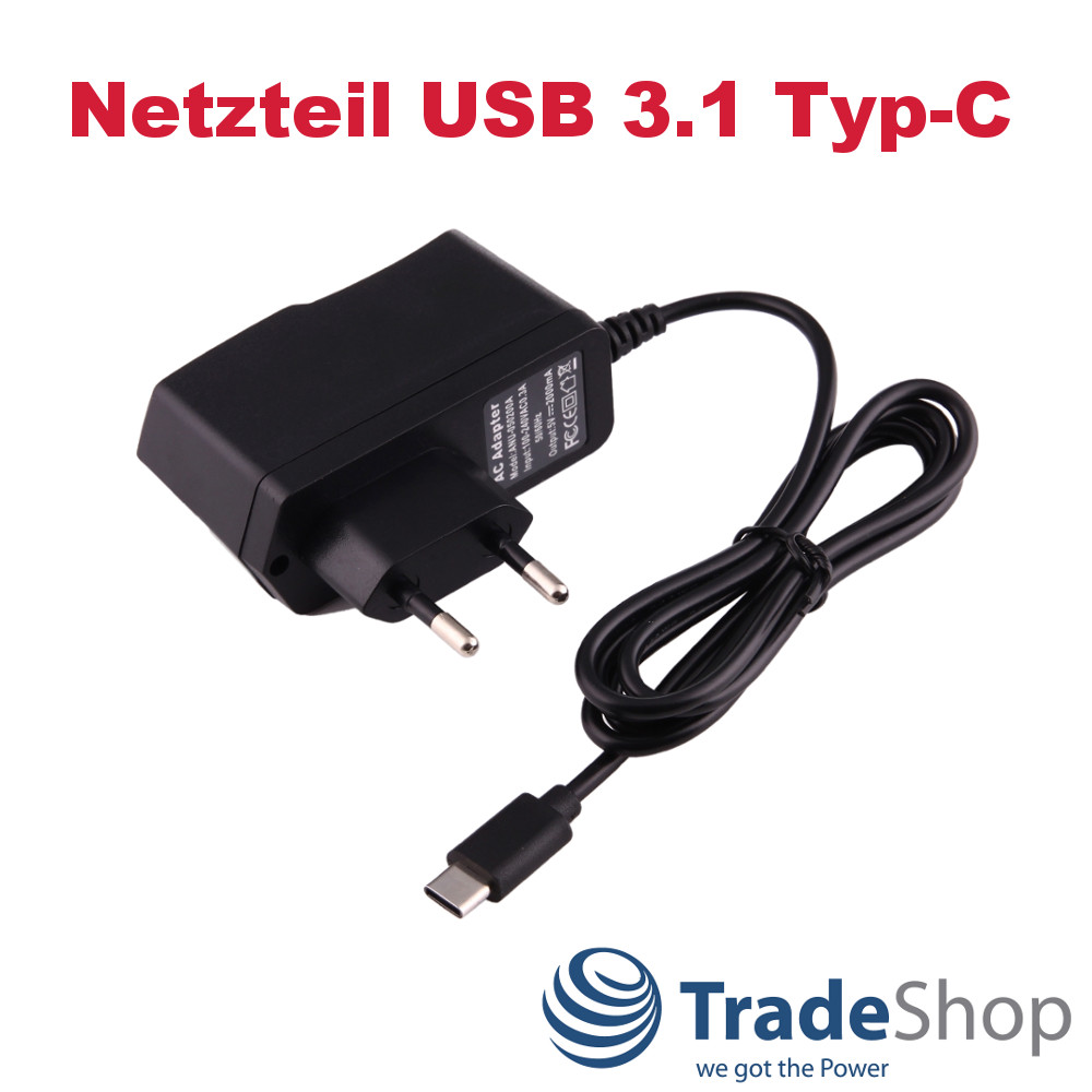 5V Netzteil Ladekabel USB 3.1 Typ-C für Samsung Galaxy LG HTC Sony