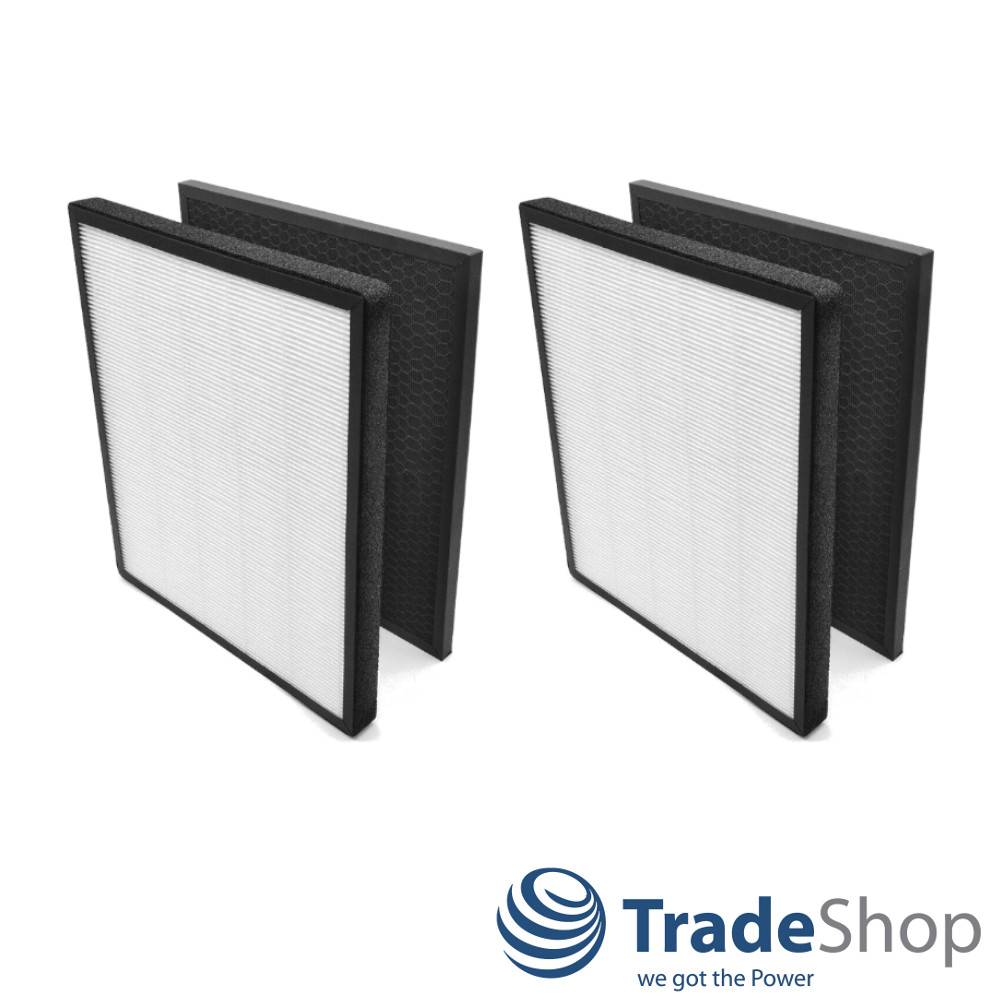 2x Filter-Set (HEPA-Filter + Aktivkohlefilter) für Levoit LV-PUR131 LV-PUR131S