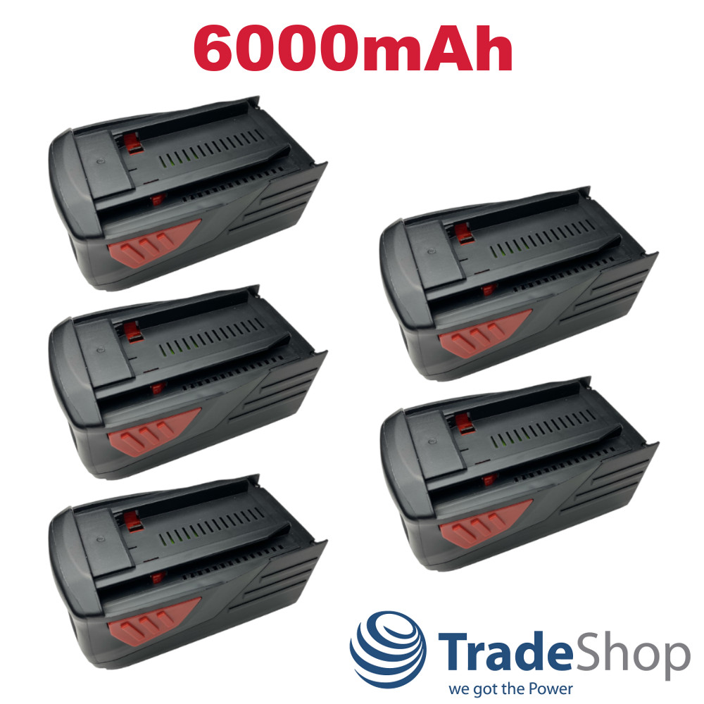 5x AKKU 36V 6000mAh für Hilti B36 B36V TE6A TE7A WSC7 WSR36A 2203932 418009 uvm