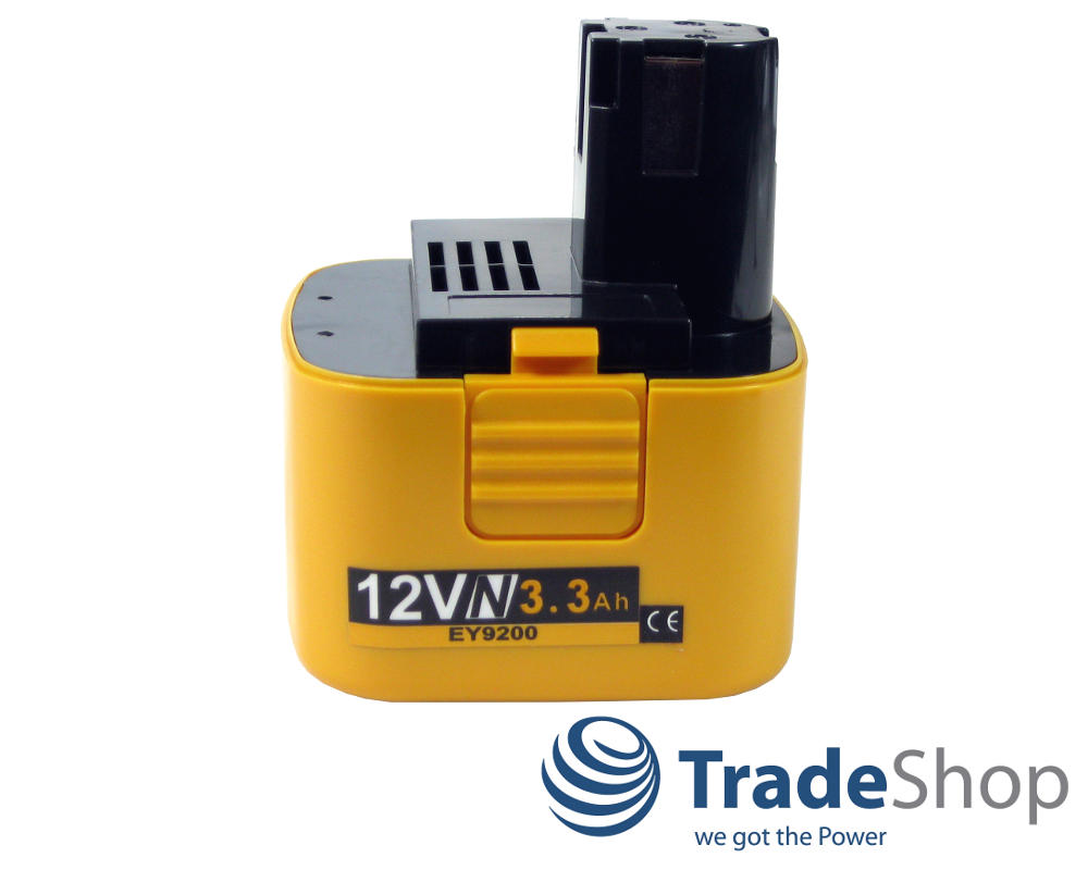 Akku 12V 3300mAh für Panasonic EY7206 EY7270 EY7271 EY9086 EY9136 uvm