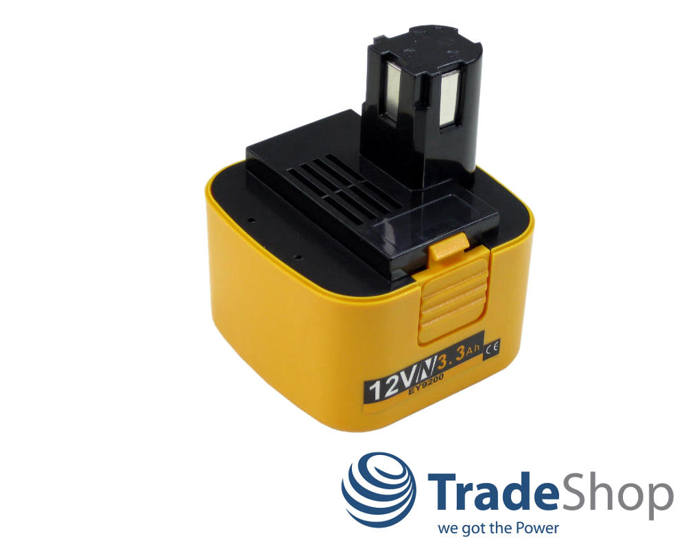 AKKU 12V 3300mAh Ni-MH + LADEGERÄT für Panasonic EY6105YQW EY6107