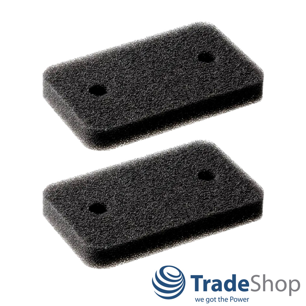 2x Sockelfilter Schaumfilter für Miele T8626WP T8967WP T9747WP ersetzt 07070070