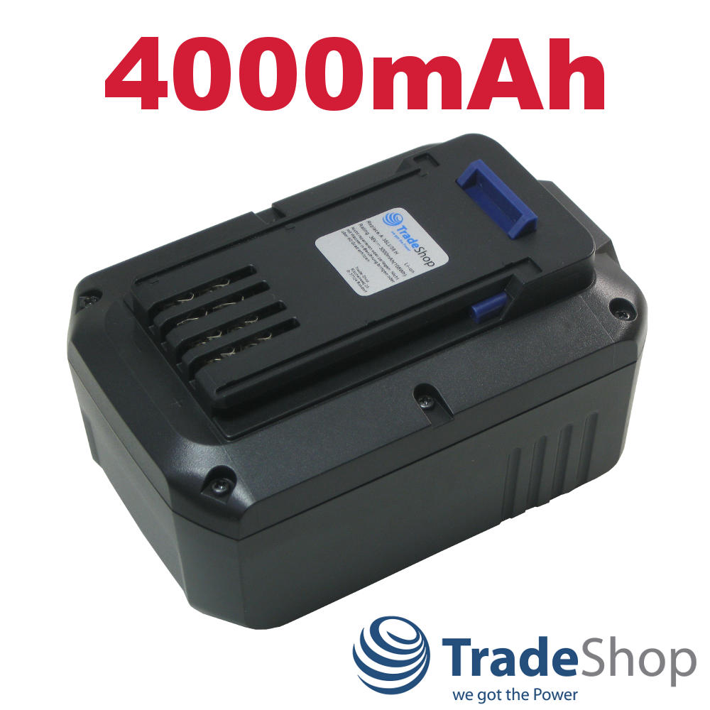 2x AKKU 36V 4000mAh Li-Ion für LUX-Tools Akku-Rasenmäher A-36 Li/38 H