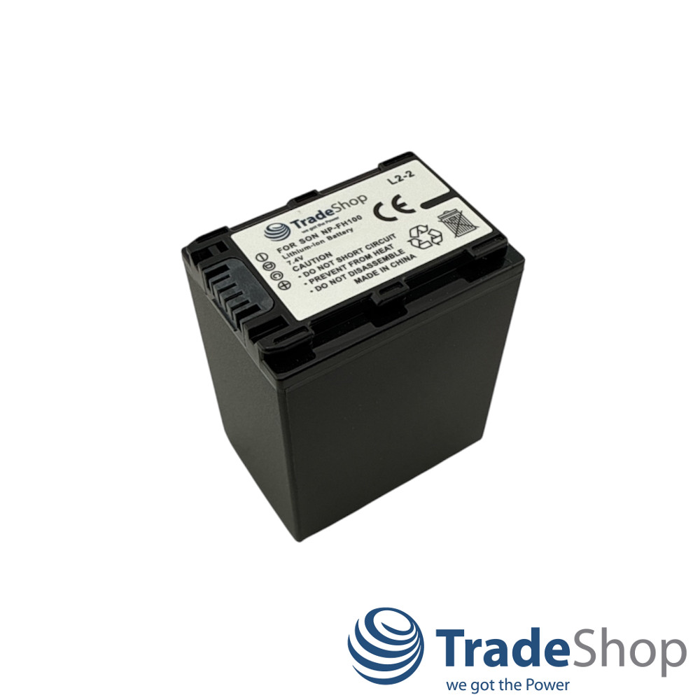 AKKU für Sony NP-FH100 NP-FH30, NP-FH40, NP-FH50, NP-FH60, NP-FH70 FP70 FP90 uvm