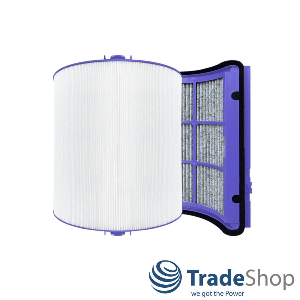 2x Ersatz HEPA-Filter mit Aktivkhole für Dyson TP06 TP07 HP07 HP09 Luftreiniger
