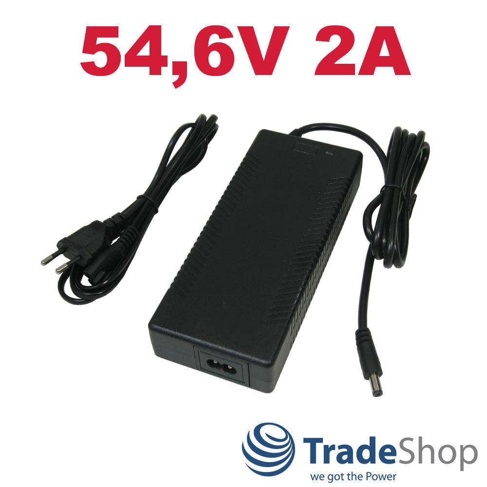 Netzteil Ladegerät Ladekabel 54,6V 2A für E-Bike Elektro-Fahrrad
