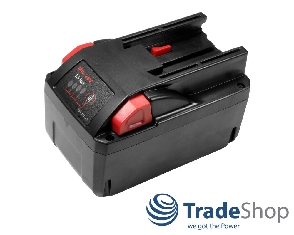 AKKU 28V 4000mAh für AEG Milwaukee Würth 4932352732 V28BS M28 HD28 V28JSB V28SX uvm