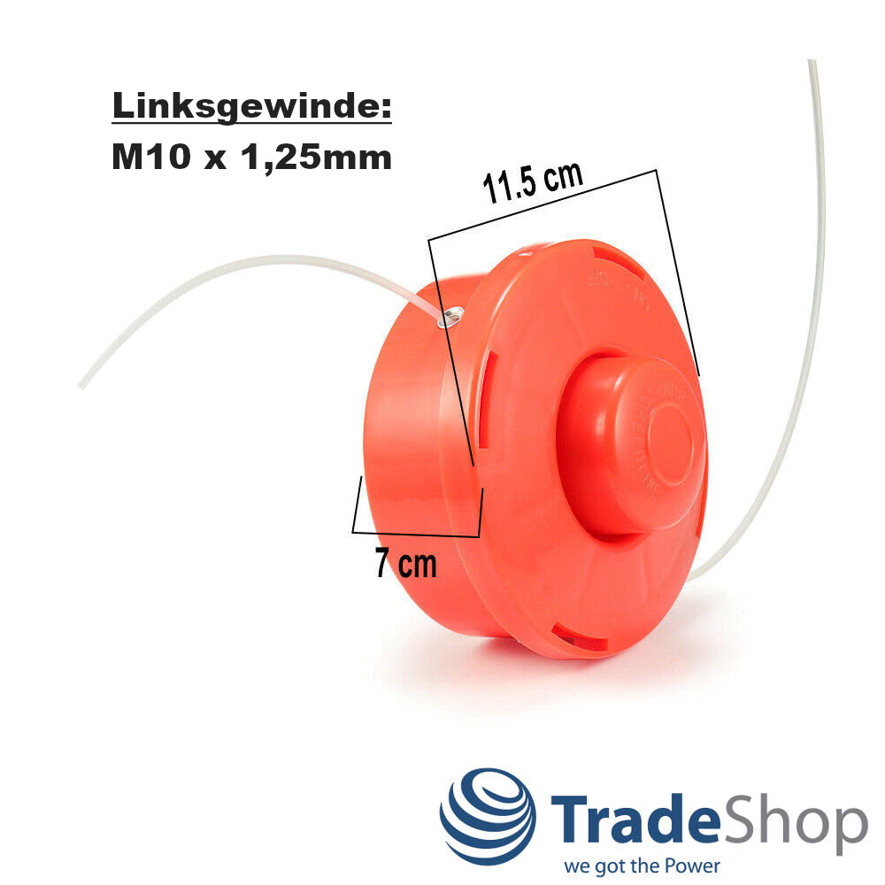 5x Doppelfadenkopf Fadenkopf Fadenspule mit Tippautomatik für Rasentrimmer