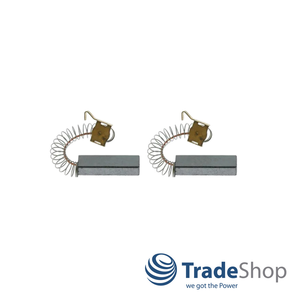 2x Motorkohlen Kohlebürsten 6,3x10x32mm für viele Haustierpflege-Haartrockner