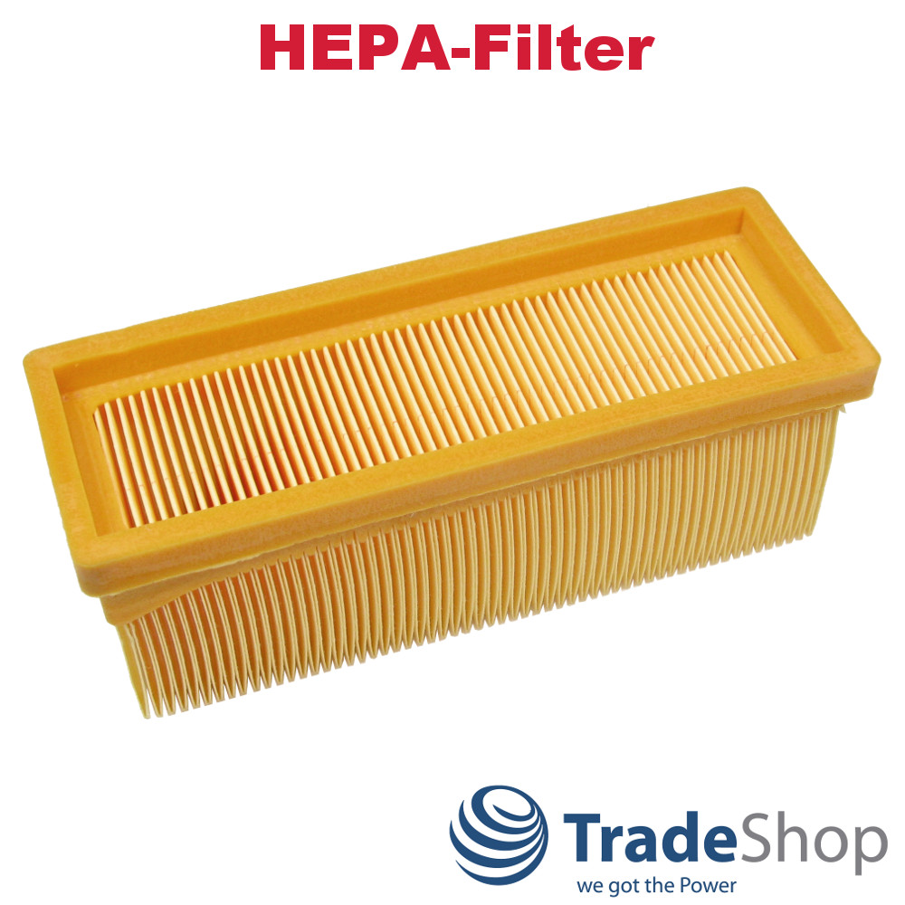 2x Flachfaltenfilter, Lamellenfilter für Kärcher 2501 2601 6.414-498