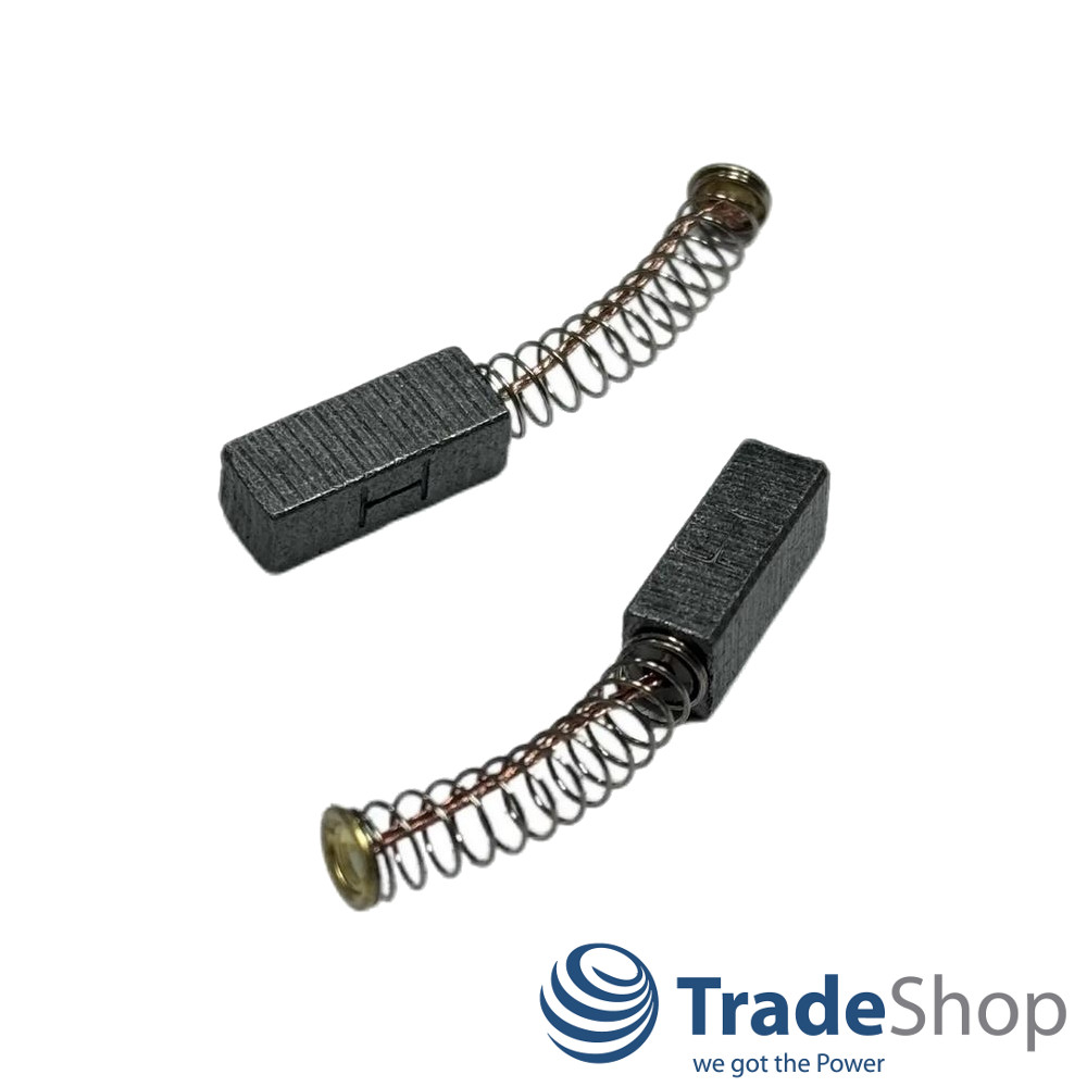 2x Motorkohlen Kohlebürsten 6x7x17mm für Milwaukee VS11 VS11D ersetzt 4931334489