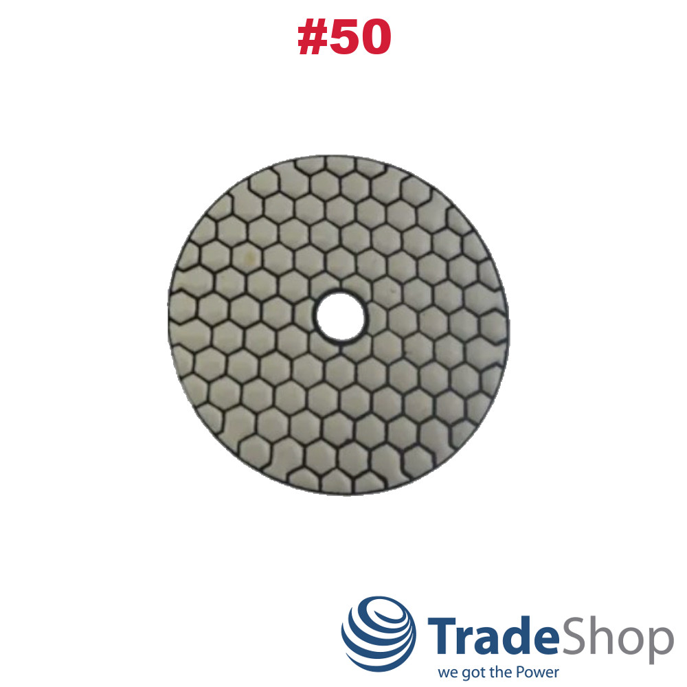 100mm Diamant Schleifscheibe Polierscheibe #50 für Beton, Naturstein, Granit