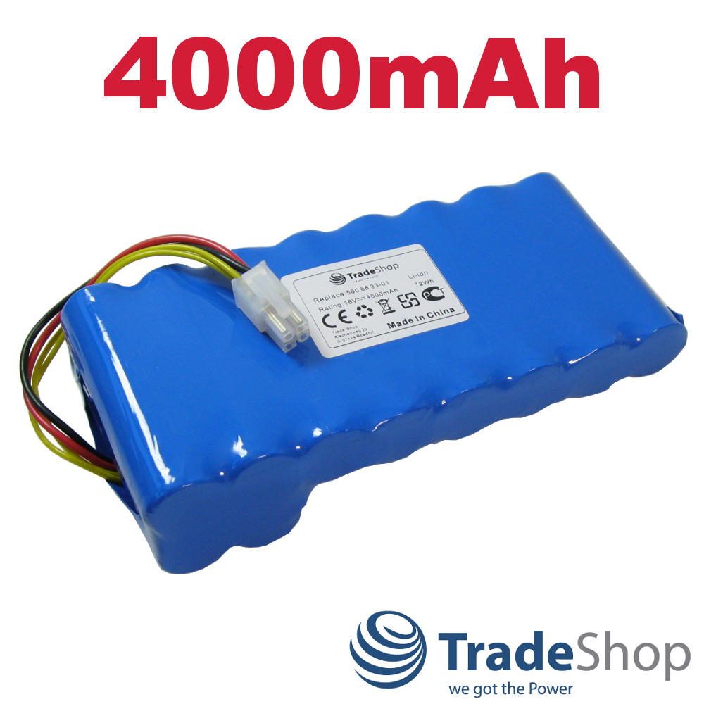 Akku 18V 4000mAh Li-Ion ersetzt Husqvarna 580 68 33-01, 580 68 33-02, 589585201