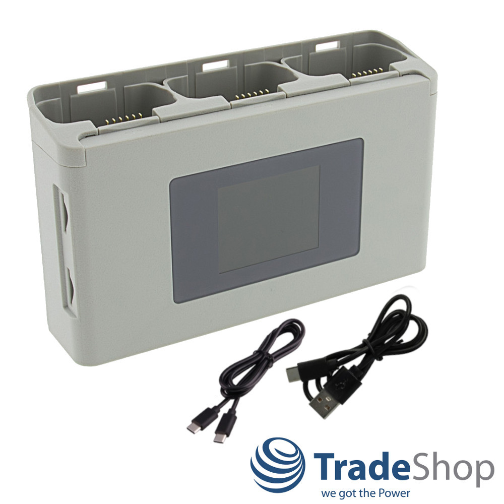 Dreifach Ladegerät Powerbank für DJI Mini 2, Mavic Mini, BWX161, JM2B, JM1B, MB2