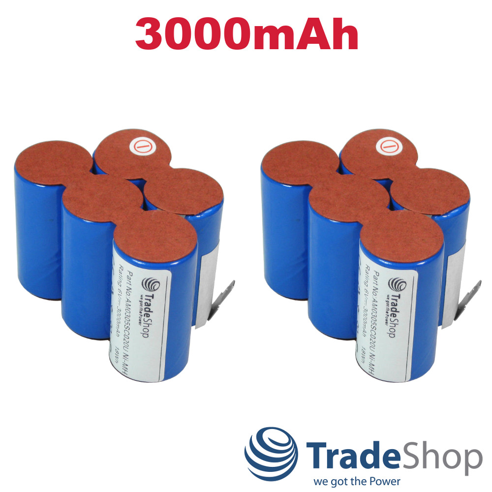 2x ULO BOX Ersatz Akku 3000mAh 6V Ni-MH für Mofa Mokick zum Selbsteinbau