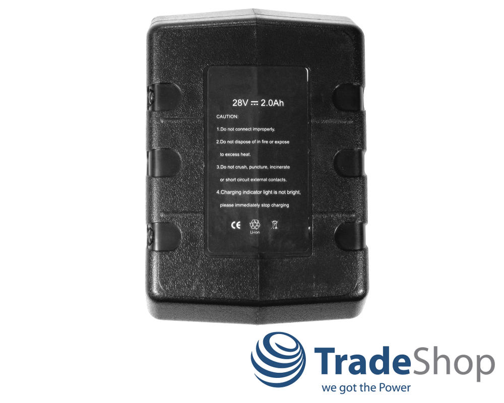 AKKU 28V 2000mAh für AEG Milwaukee M28 M28B M28BX MC28V MC28 48-11-2830