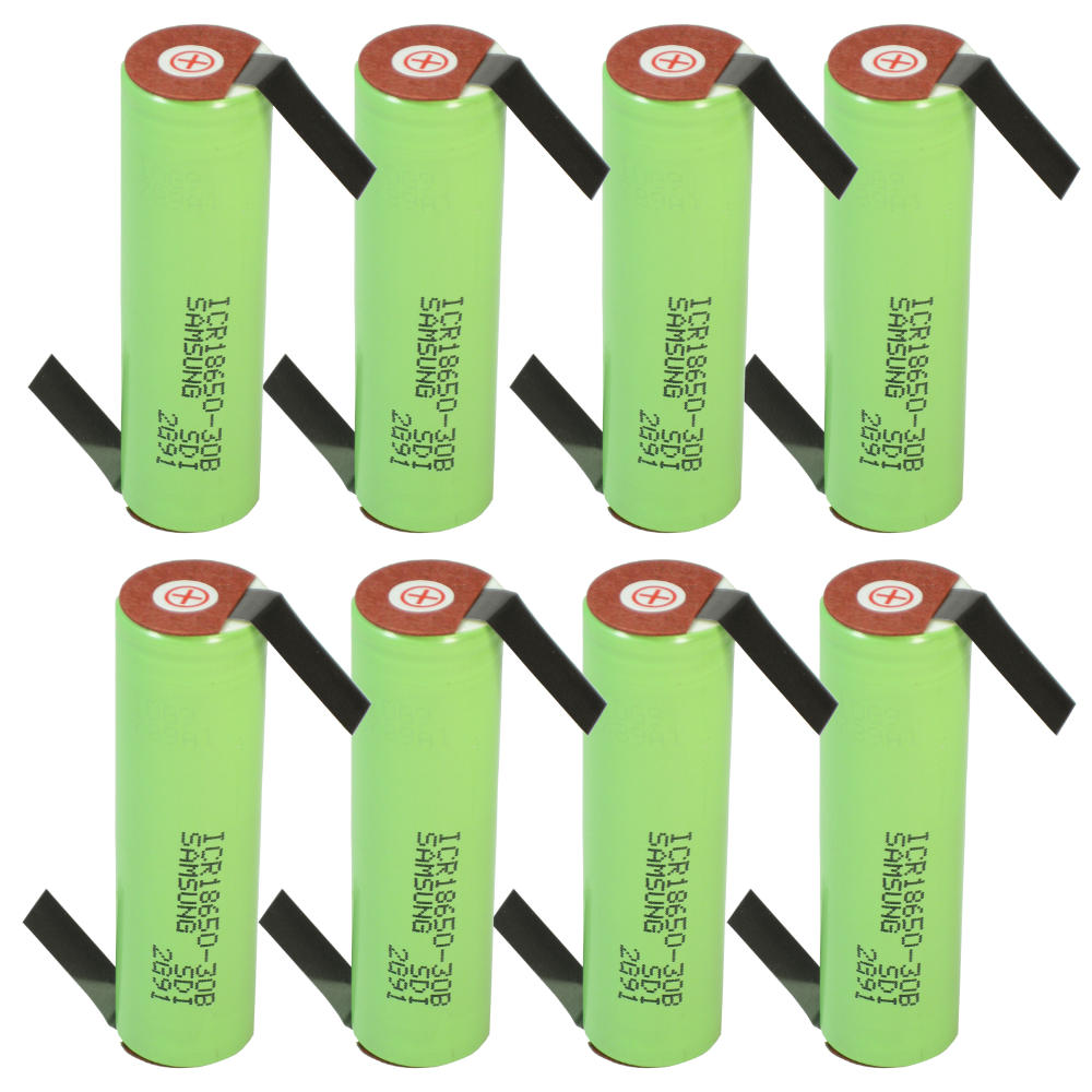 8x LG Li-Ion Akku Zelle LGABE11865 3200mAh 3,6V/3,7V Z-Lötfahne