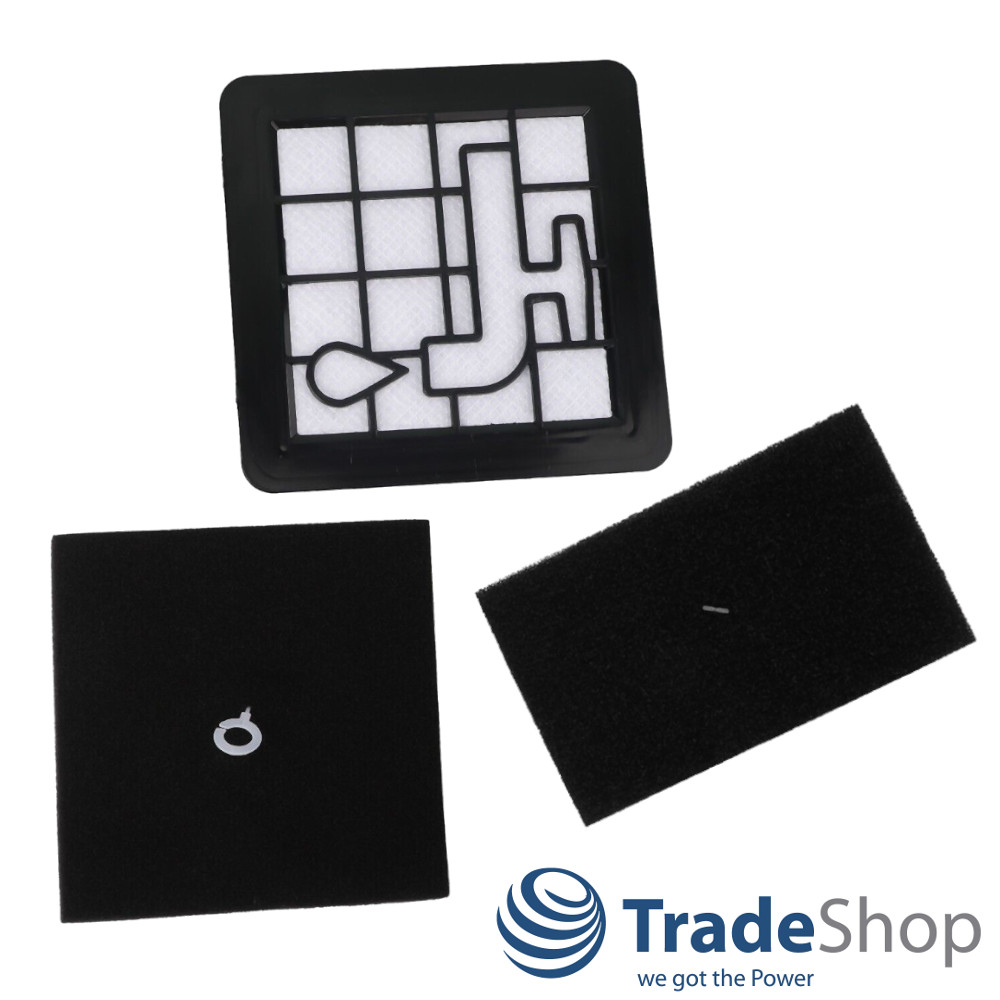 Luftfilter-Set für Philips XB2022, XB2023, XB2042, XB2062 ersetzt XV1220/01