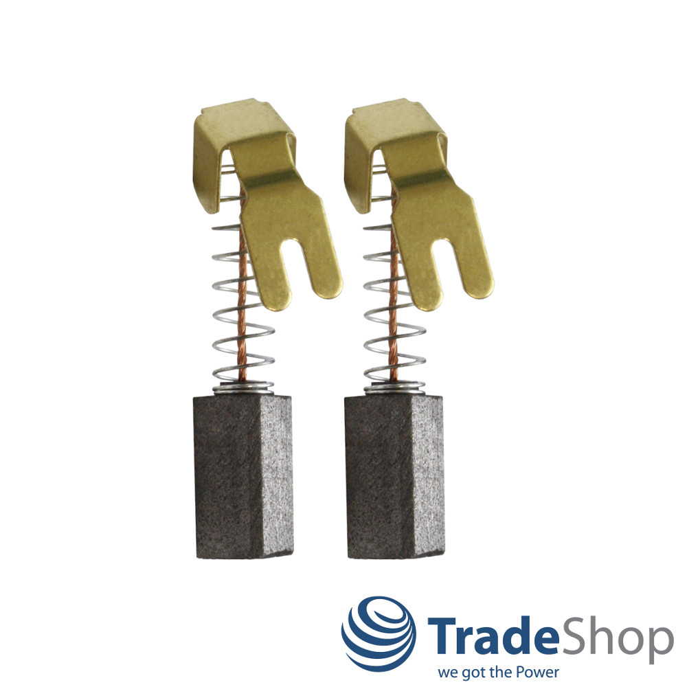 2x Kohlebürsten Motorkohlen 6,3x8x15/16,5mm für Elektro-Werkzeuge