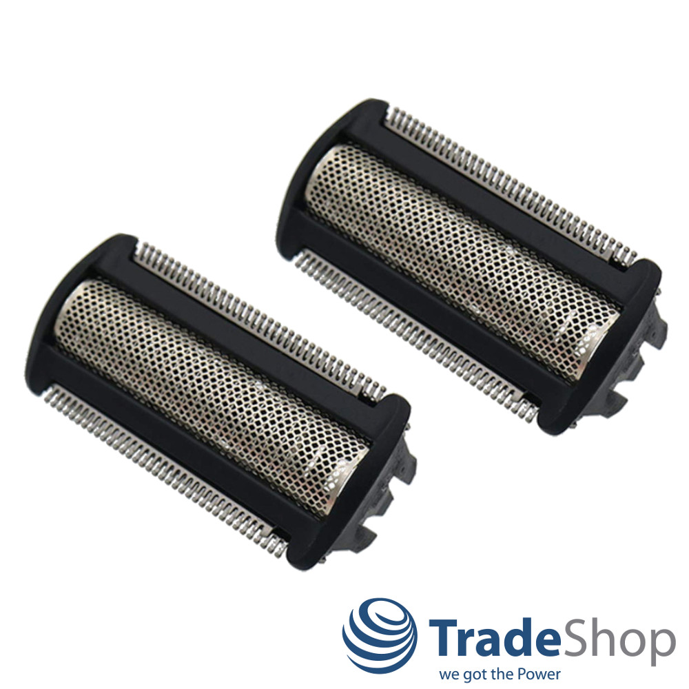 2x Ersatz Scherfolie Scherkopf für Philips Bodygroom Rasierer wie TT2000 TT2030