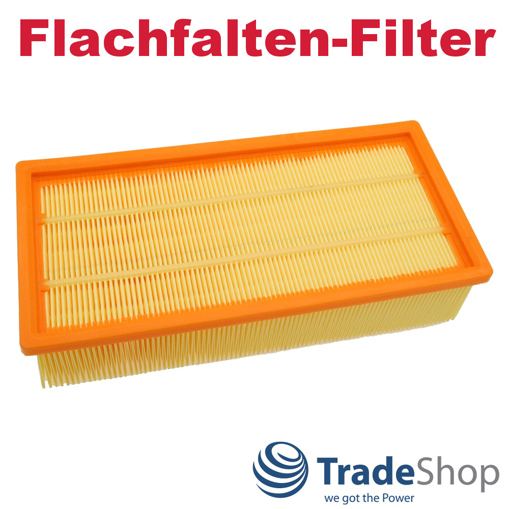 10x Flachfaltenfilter Ersatz Filter für Kärcher 6.904-283.0 NT56/2