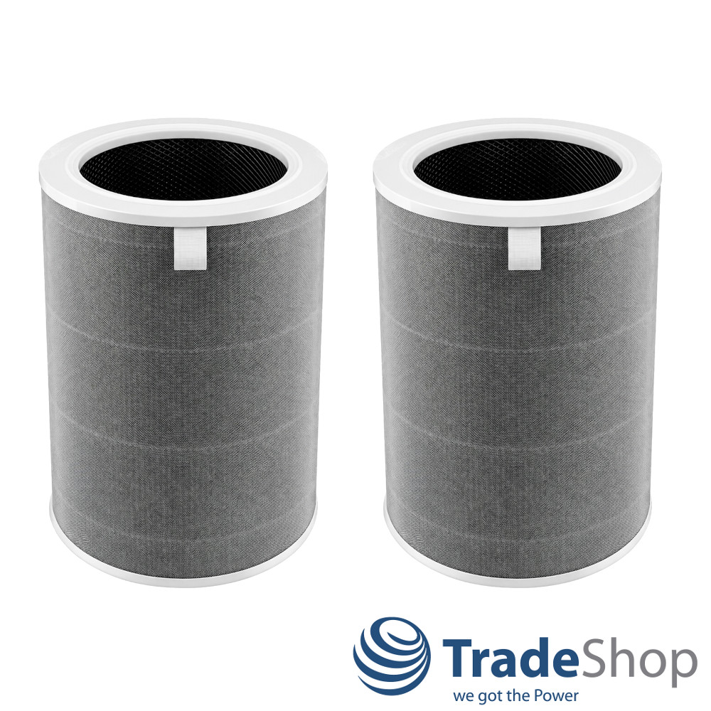 2x Luftreiniger-Filter für Xiaomi Mi Air Purifier 1, 2, 3, Max ersetzt SCG4021GL