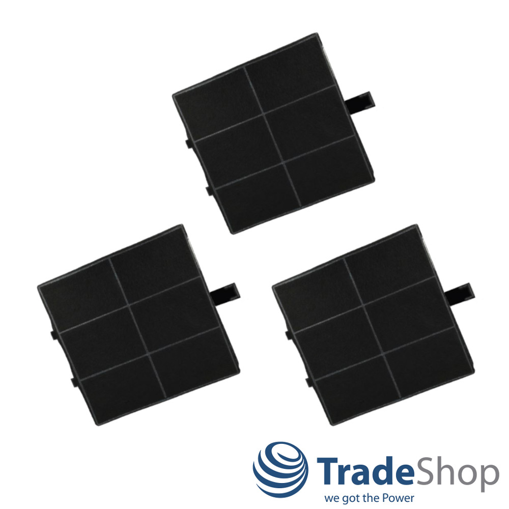 3x Aktivkohlefilter für Dunstabzugshauben ersetzt Bosch/Siemens 357585, 360732