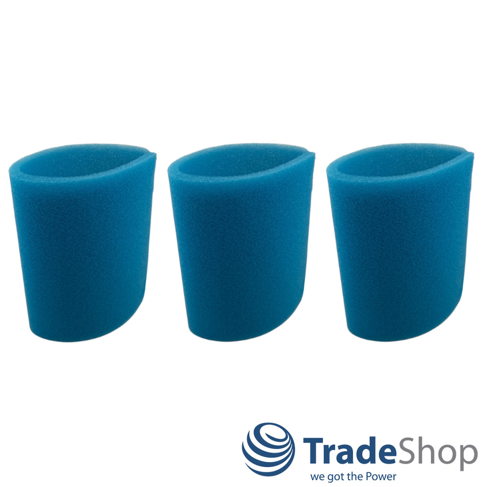 3x Nassfilter Schaumstoff-Filter für Lavor GB18 GBP20 GN18 GN22 GN32 GNX22 GNX32