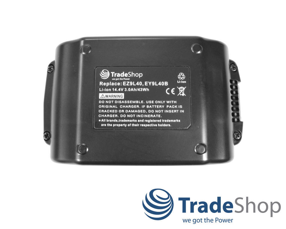Akku 14,4V 3000mAh für Panasonic EY7840LR2S EY7840LZ2S EY7840X uvm