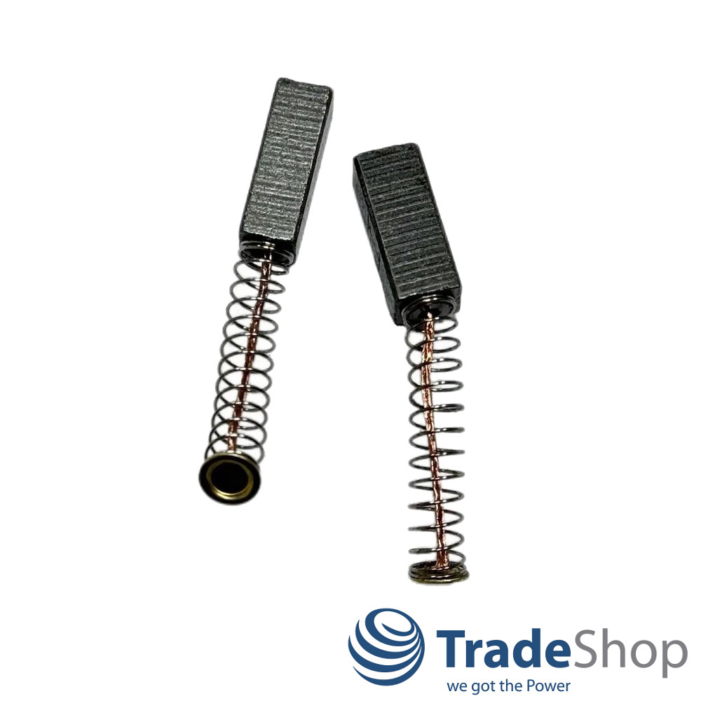 2x Motorkohlen Kohlebürsten 6x7x17mm für Milwaukee VS11 VS11D ersetzt 4931334489
