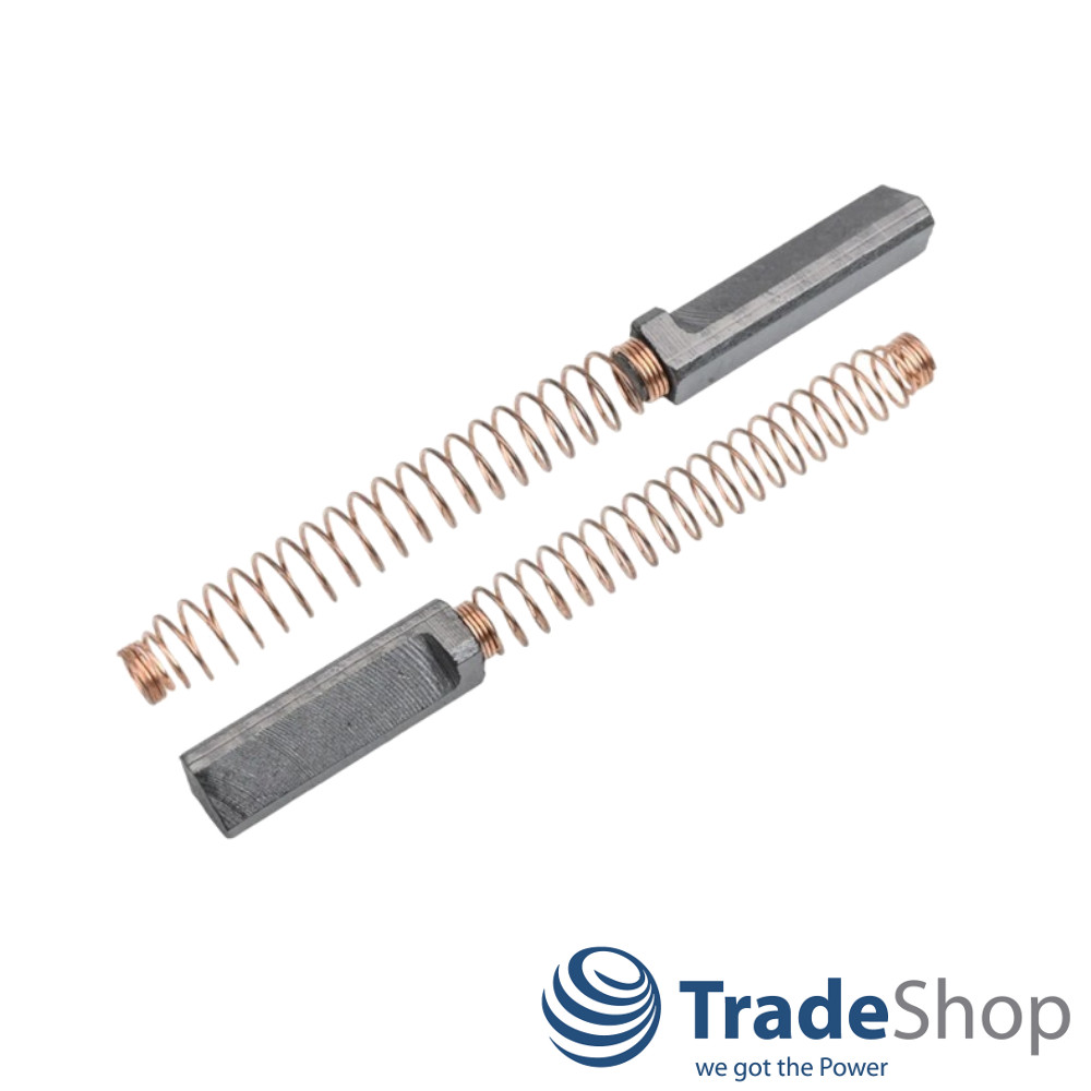 2x Motorkohlen Kohlebürsten 6x6x25mm für KitchenAid KSM90 ersetzt W10380496