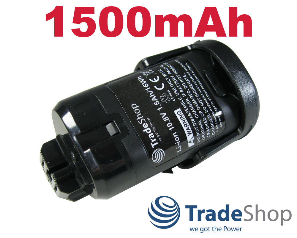2x AKKU 10,8V 1500mAh Li-Ion für Dremel 875  8200 8220 8300 Multi Max Berner BTI