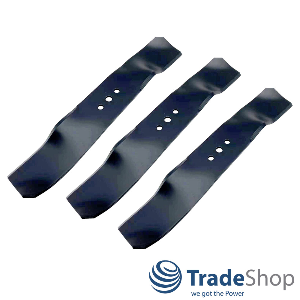 3x Ersatz-Messer kompatibel mit Husqvarna Rider 11C, 13, 15C ersetzt 5055445-01
