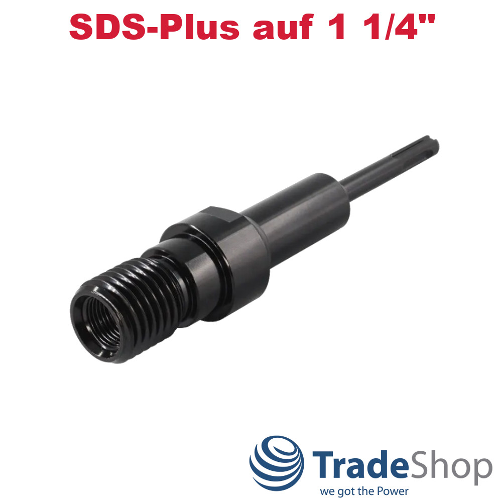 Bohrkronen-Adapter SDS-Plus auf 1 1/4" UNC für Diamantbohrkronen Kernbohrer