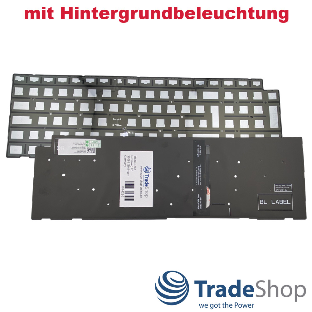 Tastatur QWERTZ Deutsch mit Backlight für Dell Latitude 5520 5540 Precision 3560