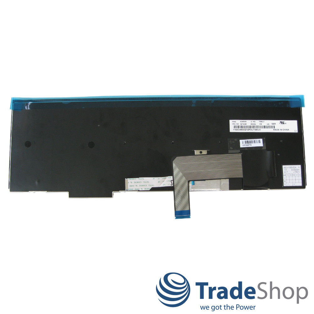 Orig Tastatur QWERTZ Deutsch mit Trackpoint für Lenovo E531 W540 uvm