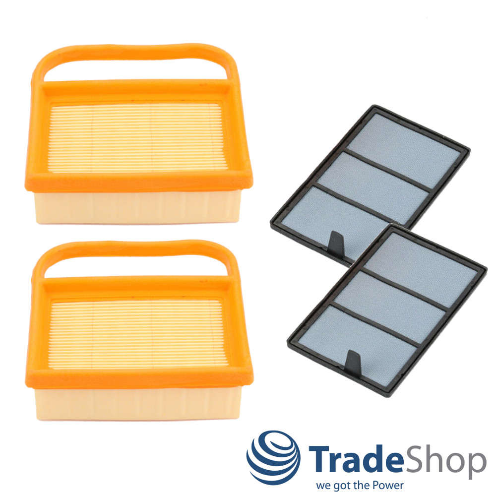 2x Luftfilter Set für Stihl TS410 TS420 Trennschleifer ersetzt 4238-140-1800