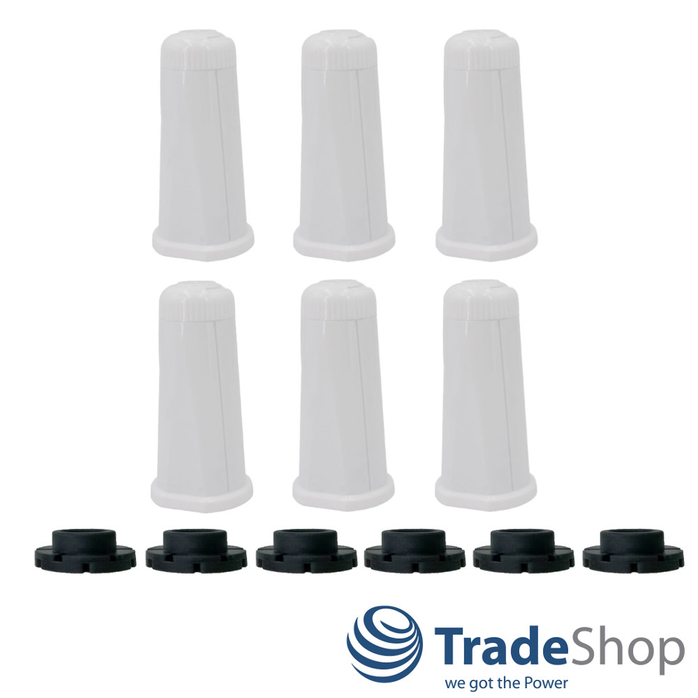 6x Wasserfilter Ersatz für Sage Breville Kaffeemaschinen Espressomaschinen