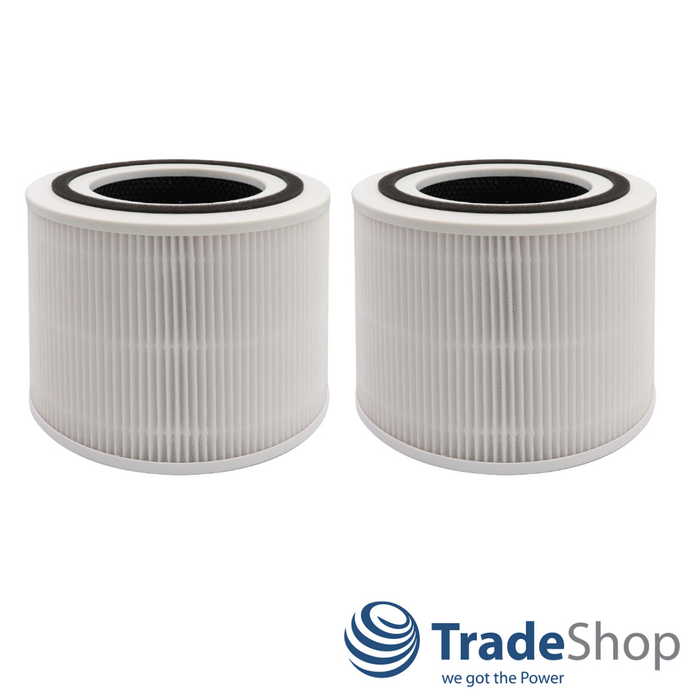 2x Ersatz HEPA Luftreiniger-Filter für Levoit Core 300 ersetzt Core 300-RF