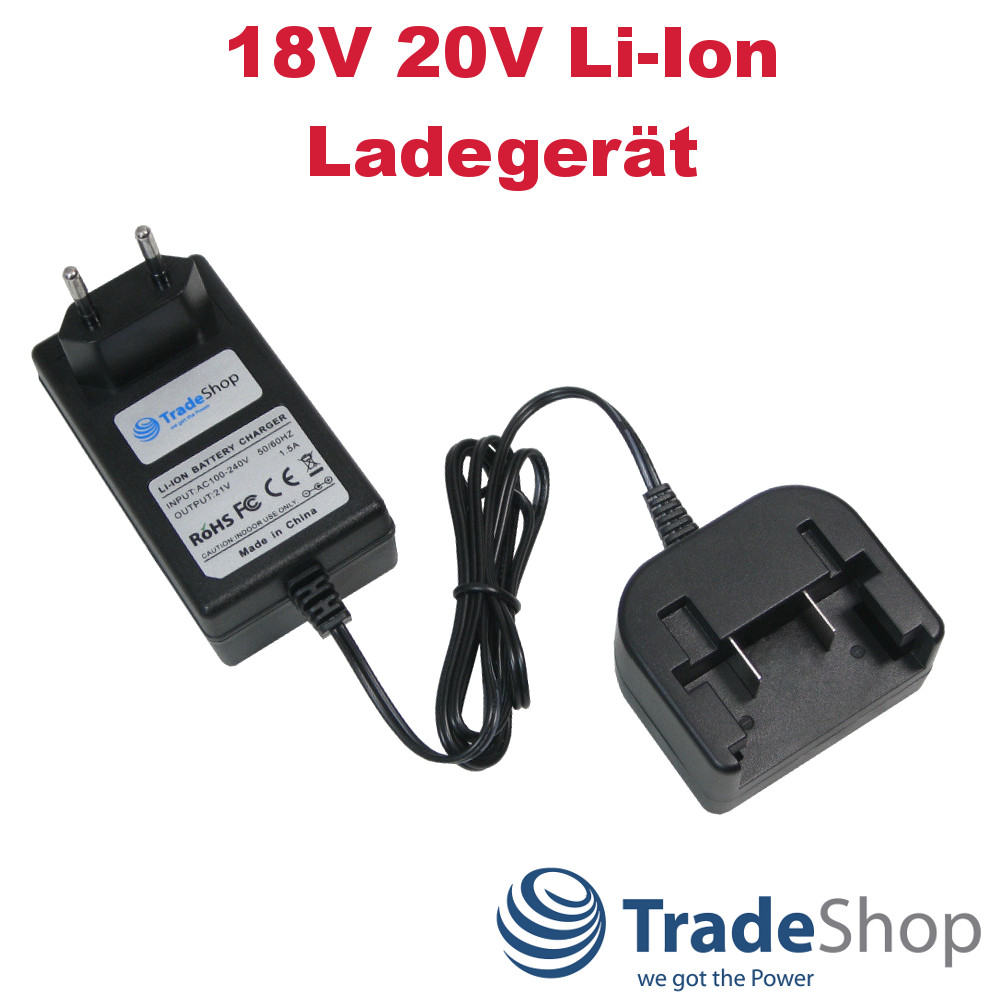 18V 20V Li-Ion Akku Ladegerät für Black & Decker BL2018 LBX20 LBXR20