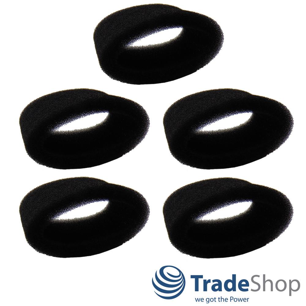 5x Filter Schaumstoffring Staubsaugerfilter für Severin HV 7158 HV 7159 5326048 uvm