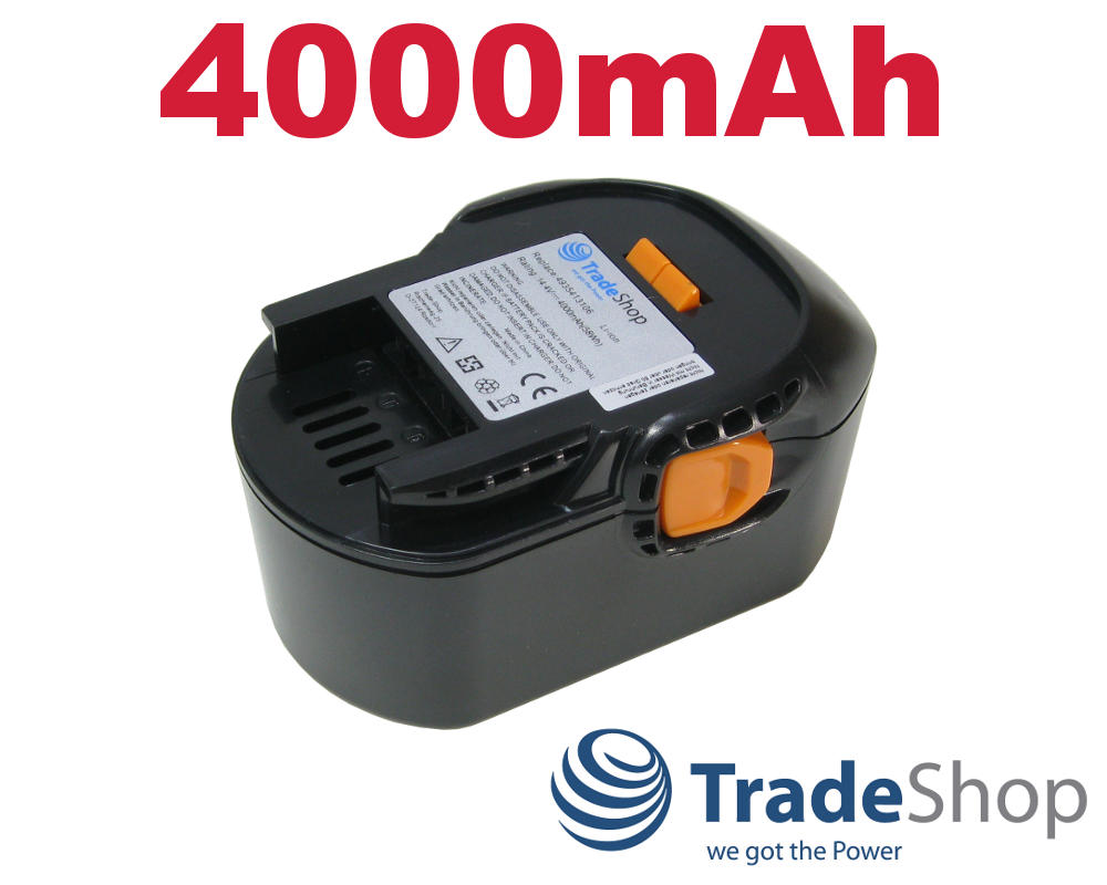 2x AKKU 14,4V 4000mAh Li-Ion ersetzt AEG B1414G B1415R B1420 B1420R M1430R