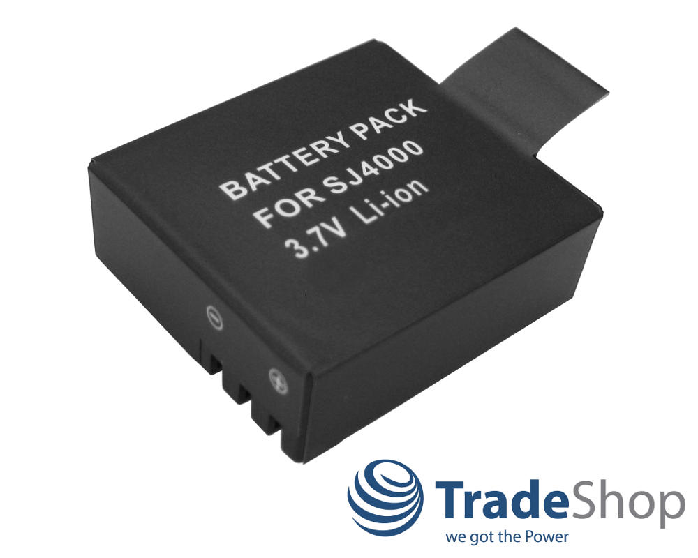 Akku 900mAh ersetzt SJ4000 für viele Kameras / Action-Kameras