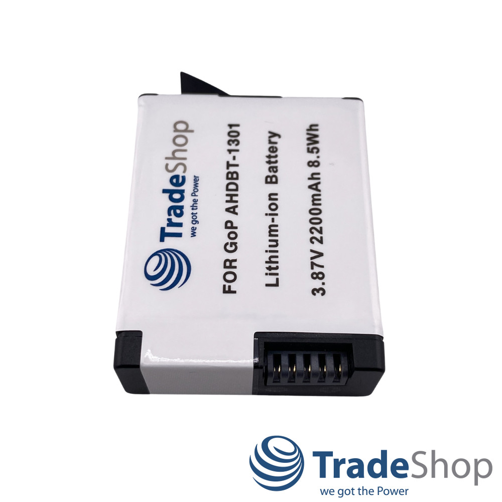 Li-Ion Akku 3,87V 2,2Ah für GoPro HERO13 Black ersetzt AHDBT-1301, CPSS1B