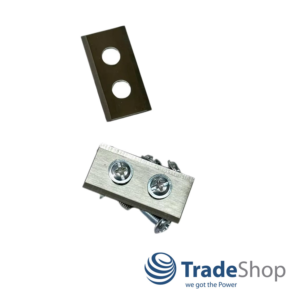 Messer Klingen 36x18x0,9mm (Stahl, Silber) für Worx Landroid WG754E, S300, M1000