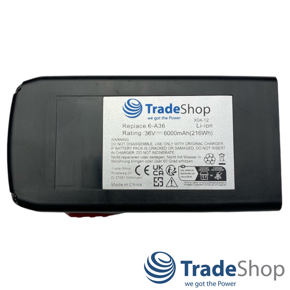 3x AKKU 36V 6000mAh für Hilti B36 B36V TE6A TE7A WSC7 WSR36A 2203932 418009 uvm