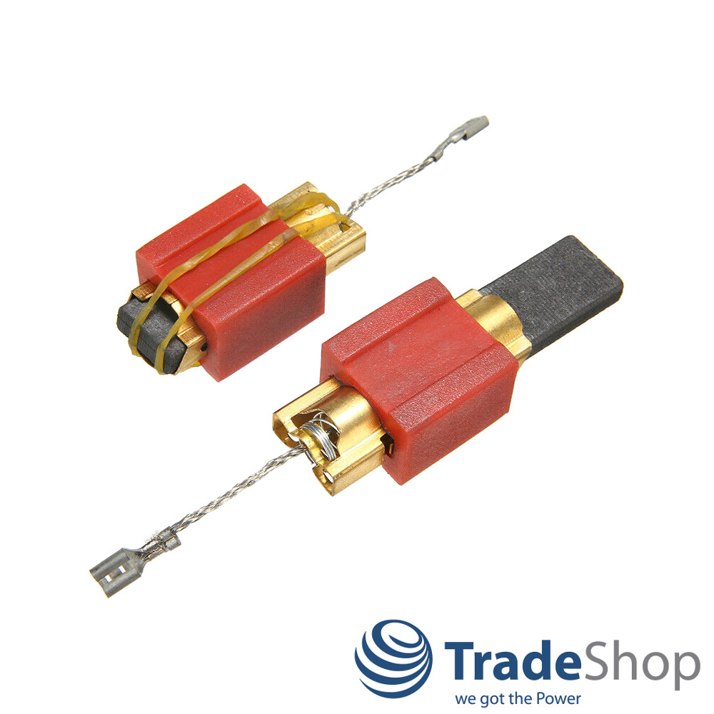Kohlebürsten 5x15x27/29,5mm für viele Miele Waschmaschinen / Trockner