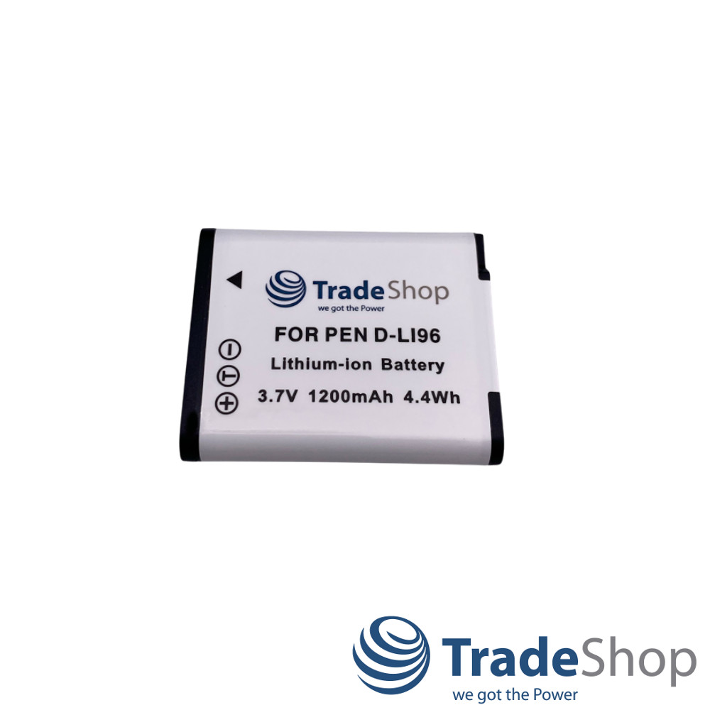 Li-Ion Akku 3,7V 1200mAh für Pentax WG-1000 Digitalkamera ersetzt D-LI96